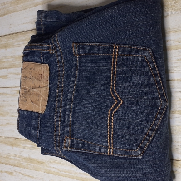 Vintage Jeans 1691 Slim Straight Boy's W 26 L 28 1/2 Blue Jeans - Picture 3 of 16